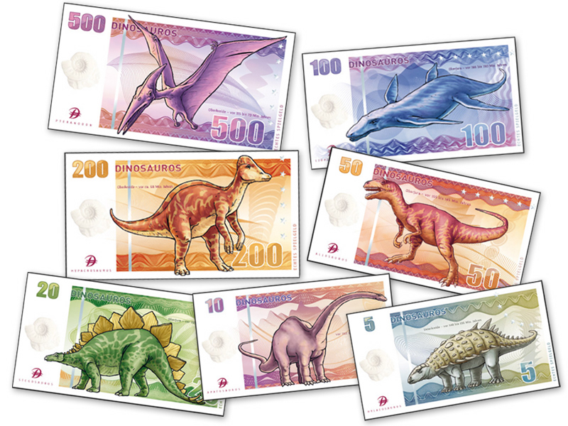 Dinosauros, Dino-Spielgeld