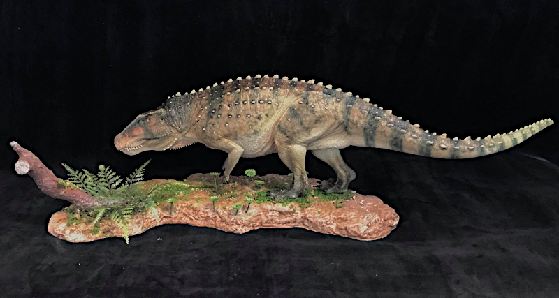 Postosuchus, Archosaurier Modell, grau-braun