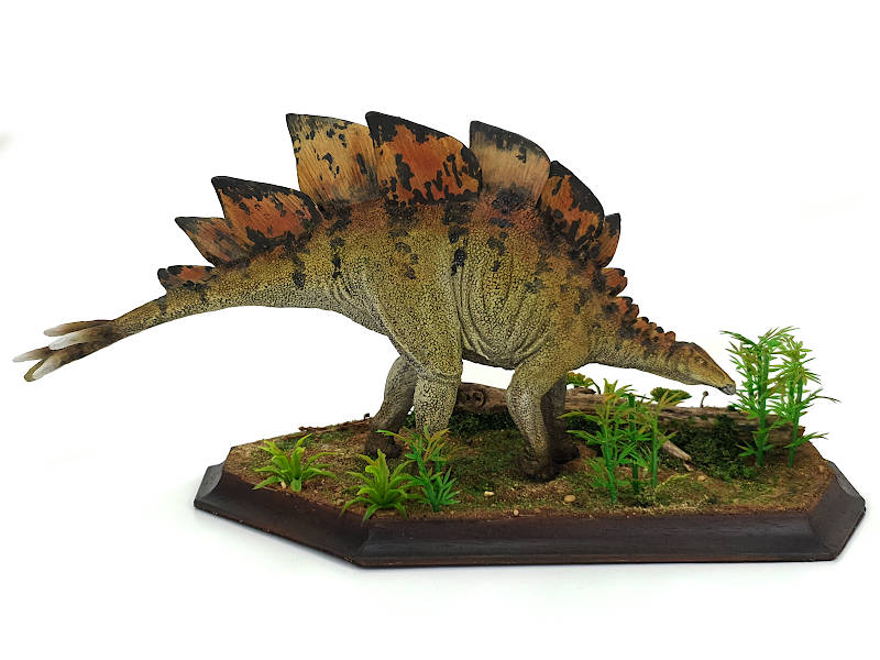 Stegosaurus, grün, Dinosaurier Modell - Repaint
