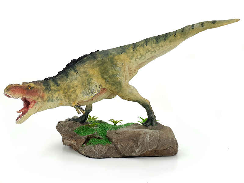 T-Rex, dunkel-grün, Dinosaurier Modell von Simon Panek