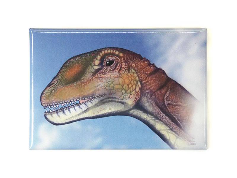 Spinophorosaurus, Dinosaurier Kopf Magnet