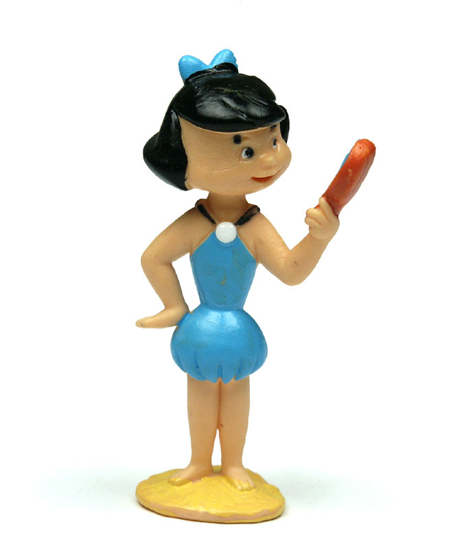 Betty Geröllheimer mit Spiegel, Spielzeug-Figur
