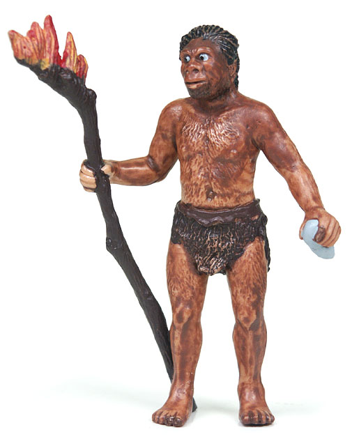 Homo erectus, Urmensch Spielzeug von Bullyland