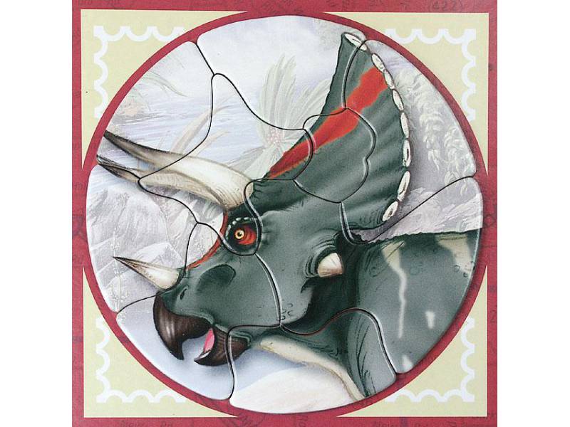 Magnetisches Triceratops-Puzzle, Dinosaurier