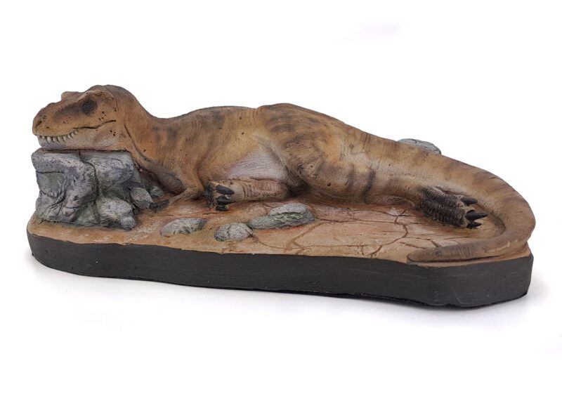 T-Rex schlafend, braun, Dinosaurier Modell von Galileo Hernandez – Bild 2