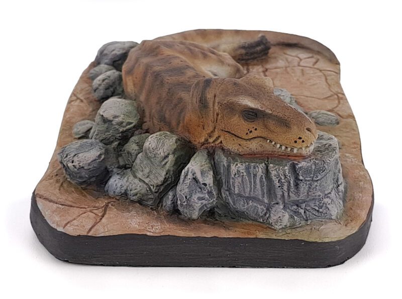 T-Rex schlafend, braun, Dinosaurier Modell von Galileo Hernandez – Bild 4