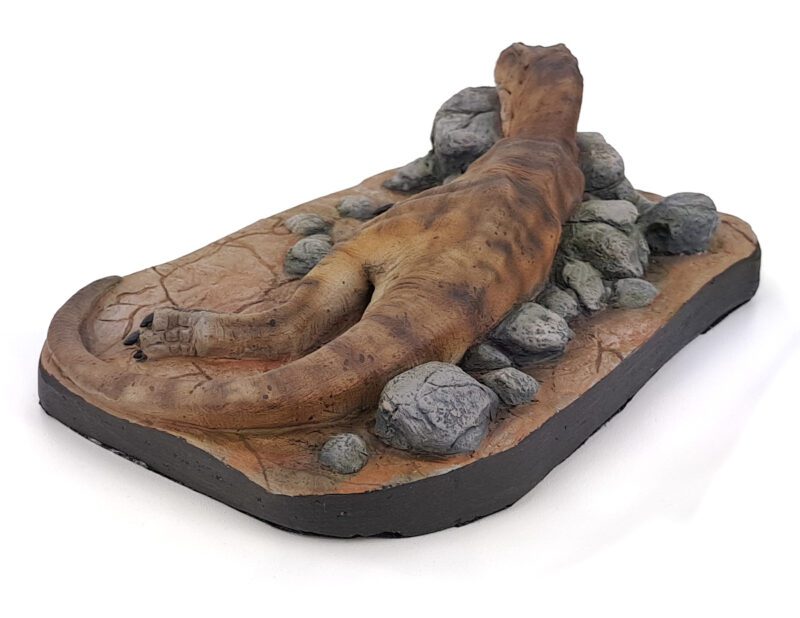 T-Rex schlafend, braun, Dinosaurier Modell von Galileo Hernandez – Bild 6